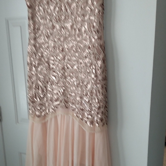 1920 Sequined Embellished Flapper Gown Formal Dress - Picture 13 of 17